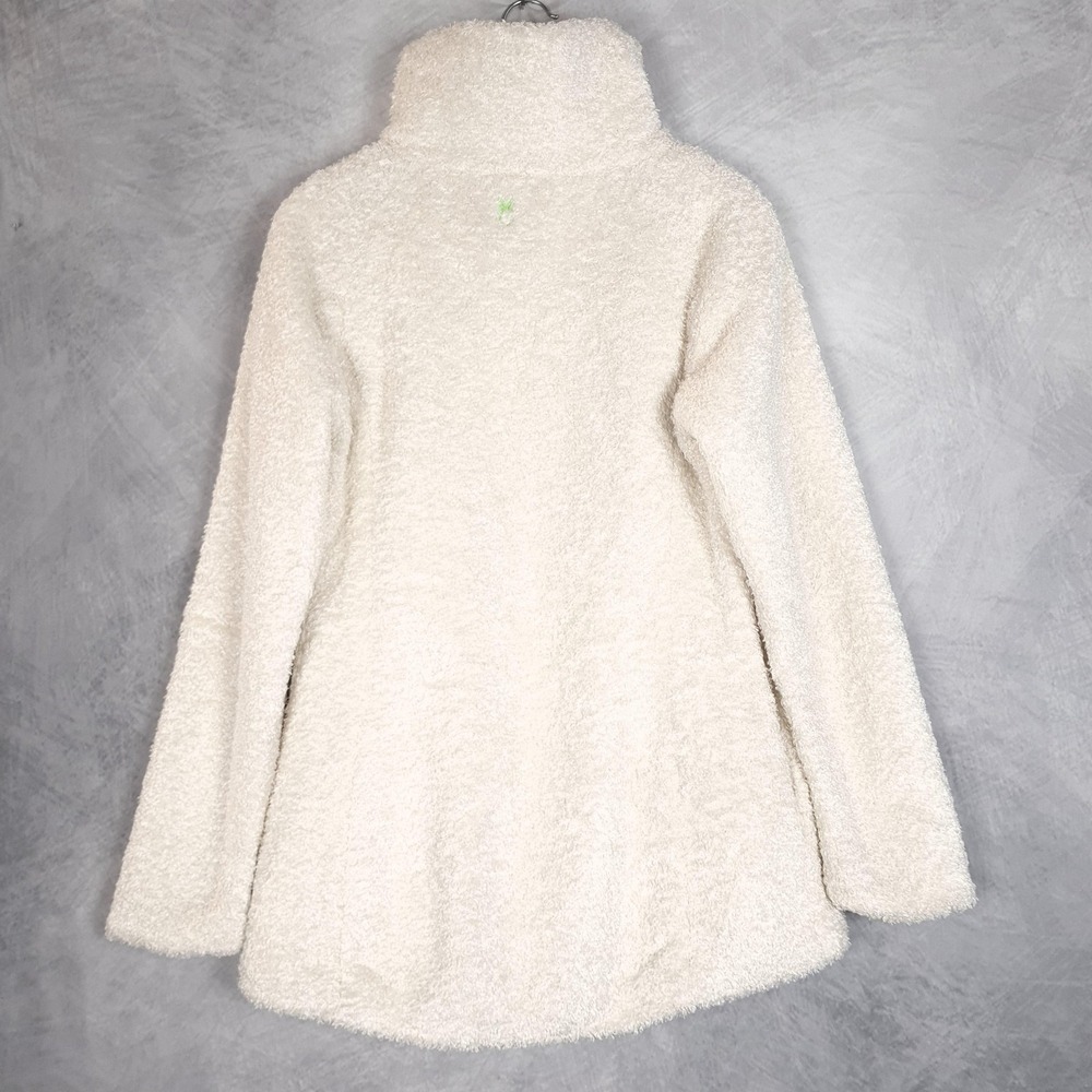 Dudley Stephens Jacket Womens Medium White Fleece Full Zip Lined USA Coat - Picture 8 of 16